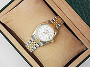 Rolex Oyster Perpetual DateJust Rare White Roman Numeral Dial 68273