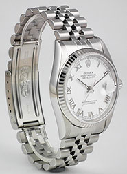 Rolex Oyster Perpetual DateJust 16234 - White Roman Numeral Dial