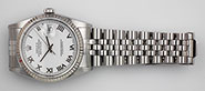 Rolex Oyster Perpetual DateJust 16234 - White Roman Numeral Dial