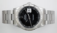 Rolex Oyster Perpetual DateJust 16264 Turn-o-Graph - Black Dial