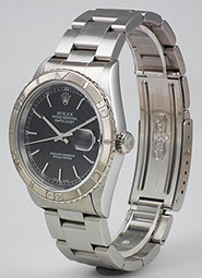 Rolex Oyster Perpetual DateJust 16264 Turn-o-Graph - Black Dial