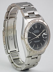 Rolex Oyster Perpetual DateJust 16264 Turn-o-Graph - Black Dial