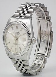 Rolex Oyster Perpetual DateJust 16234 - Silver Dial