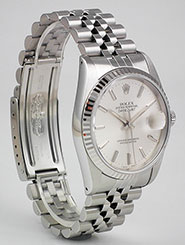 Rolex Oyster Perpetual DateJust 16234 - Silver Dial