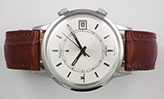 Jaeger LeCoultre Memovox Steel Jumbo - Silver Dial