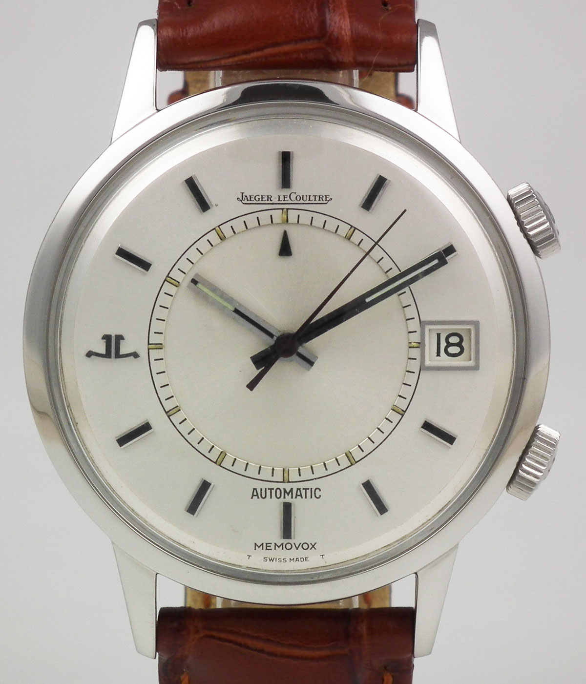 Jaeger LeCoultre Memovox Auto Date With Original Silver Dial (1961)