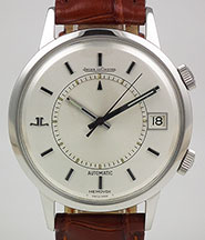 Jaeger LeCoultre Memovox Steel Jumbo - Silver Dial