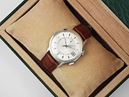 Jaeger LeCoultre Memovox Steel Jumbo - Silver Dial