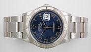 Rolex Oyster Perpetual DateJust 16264 Turn-o-Graph - White Roman Numeral Dial