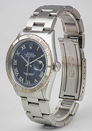 Rolex Oyster Perpetual DateJust 16264 Turn-o-Graph - White Roman Numeral Dial