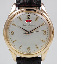 18K 18ct Jaeger LeCoultre Automatic Power Reserve Pink Gold - Original Silver Dial