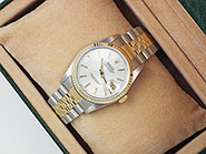 Rolex Oyster Perpetual DateJust Silver Dial 16233