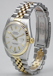 Rolex Oyster Perpetual DateJust Silver Dial 16233