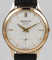 18K 18ct Jaeger LeCoultre Automatic Pink Gold - White Dial