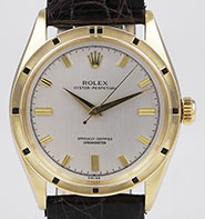 Rolex Oyster Perpetual 14K 14ct Index Thunderbird Bezel 6569