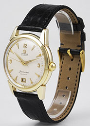 Omega Seamaster Calender 14K Yellow Gold - White Dial