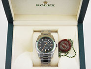 Rolex Oyster Perpetual Milgauss Green 116400GV - Black Dial