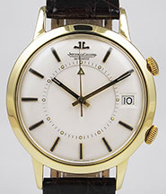 Jaeger LeCoultre Memovox 18ct 18K White Dial