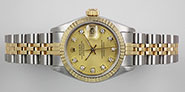 Ladies Rolex Oyster Perpetual DateJust 69173 - Diamond Dial