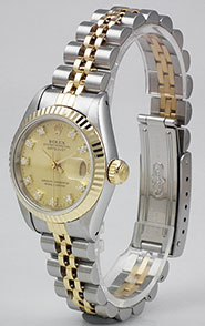 Ladies Rolex Oyster Perpetual DateJust 69173 - Diamond Dial