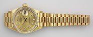 Ladies Rolex Oyster Perpetual DateJust 18K 18ct Diamond Dial 69178