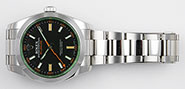 Rolex Oyster Perpetual Milgauss Green 116400GV - Black Dial