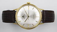 18K 18ct Jaeger LeCoultre Automatic Yellow Gold - Original Silver Dial