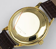 18K 18ct Jaeger LeCoultre Automatic Yellow Gold - Original Silver Dial