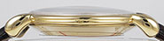 18K 18ct Jaeger LeCoultre Yellow Gold Fancy Teardrop Lugs - Silver 2Tone Dial