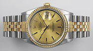 Rolex Oyster Perpetual DateJust Champagne Dial 16233