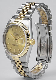 Rolex Oyster Perpetual DateJust Champagne Dial 16233