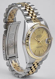 Rolex Oyster Perpetual DateJust Champagne Dial 16233