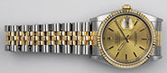 Rolex Oyster Perpetual DateJust Champagne Dial 16233