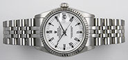 Rolex Oyster Perpetual DateJust 16234 - White Roman Numeral Dial