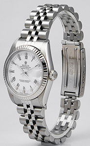 Rolex Oyster Perpetual DateJust 16234 - White Roman Numeral Dial