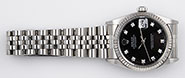 Rolex Oyster Perpetual DateJust 16234 - Black Diamond Dial