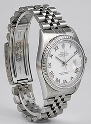 Rolex Oyster Perpetual DateJust 16234 - Silver Dial