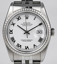 Rolex Oyster Perpetual DateJust 16234 - Silver Dial