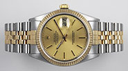 Rolex Oyster Perpetual DateJust Champagne Dial 16233