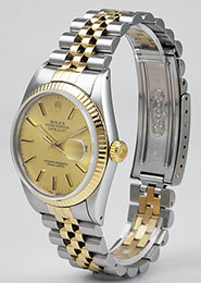 Rolex Oyster Perpetual DateJust Champagne Dial 16233