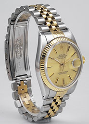 Rolex Oyster Perpetual DateJust Champagne Dial 16233