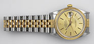 Rolex Oyster Perpetual DateJust Champagne Dial 16233