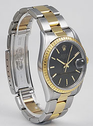 Rolex Oyster Perpetual Date 15223 - Black Dial Oyster Bracelet