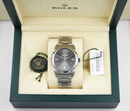 Rolex Oyster Perpetual Rhodium Dial 114300