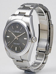 Rolex Oyster Perpetual Rhodium Dial 114300