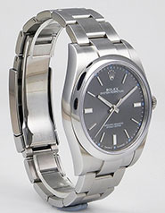 Rolex Oyster Perpetual Rhodium Dial 114300