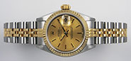 Ladies Rolex Oyster Perpetual DateJust Champagne Dial 69173