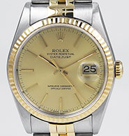 Rolex Oyster Perpetual DateJust Champagne Dial 16233