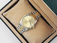 Rolex Oyster Perpetual DateJust 16233 - Champgne Diamond Dial