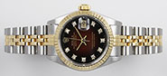 Ladies Rolex Oyster Perpetual DateJust 69173 - Diamond Dial